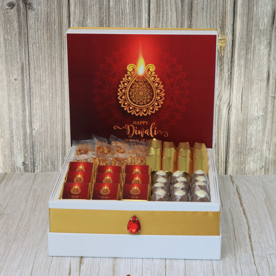 Diwali designed premium chocolate large hamper