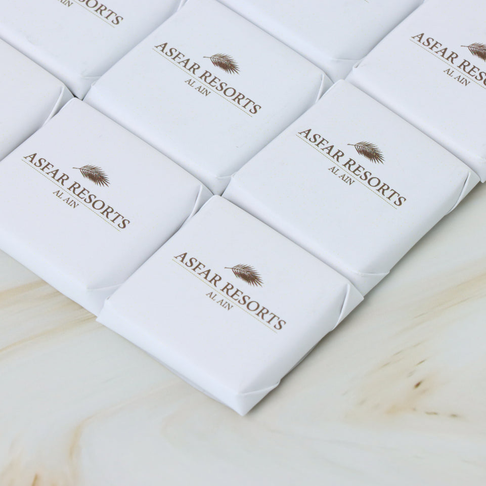 Corporate branded thin loose premium chocolate