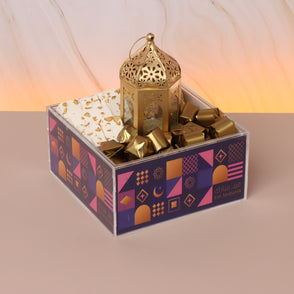 Eid mubarak colorful patches designed...