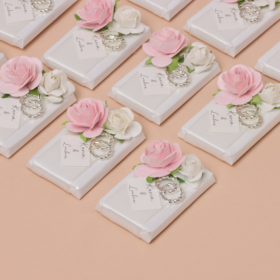 Bridal flower decorated loose chocolate