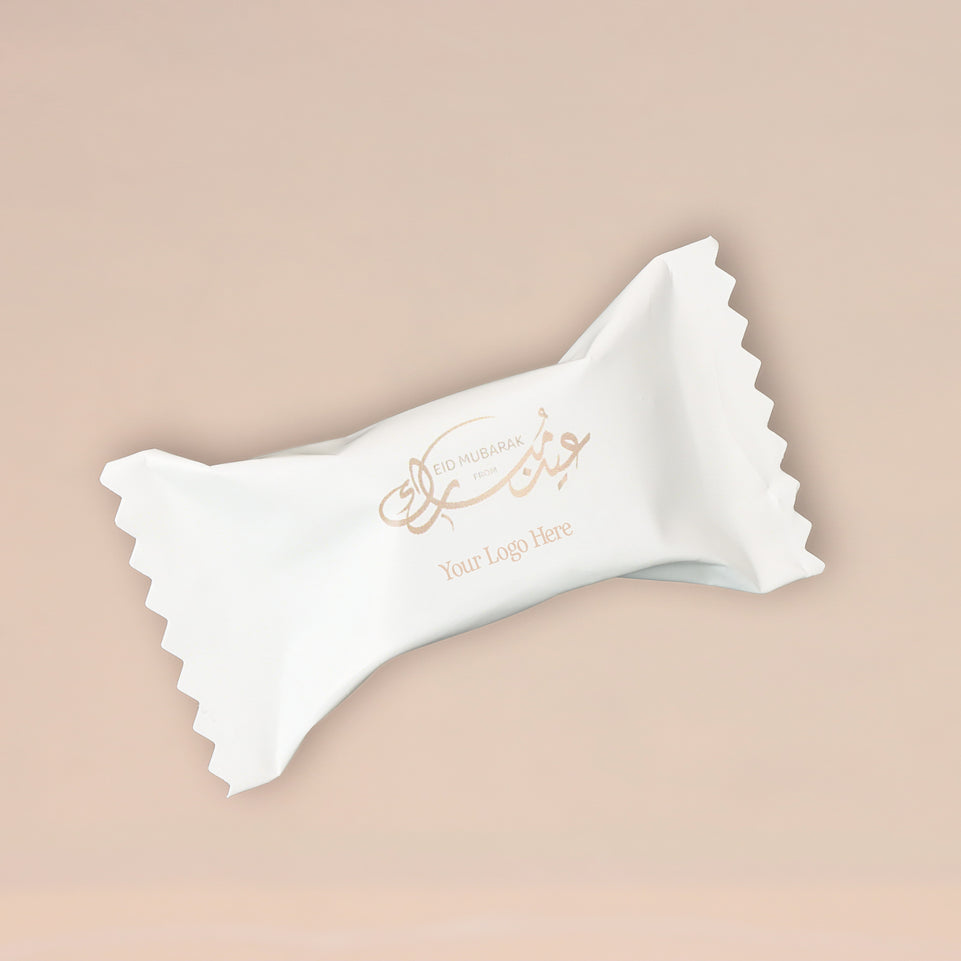 Corporate branded Eid Mubarak designed loose premium nuts stuffed dates