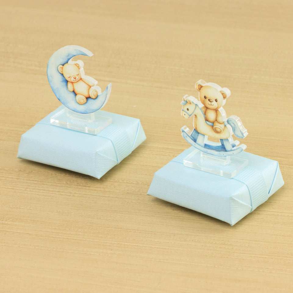 Baby teddy acrylic decorated premium loose chocolate