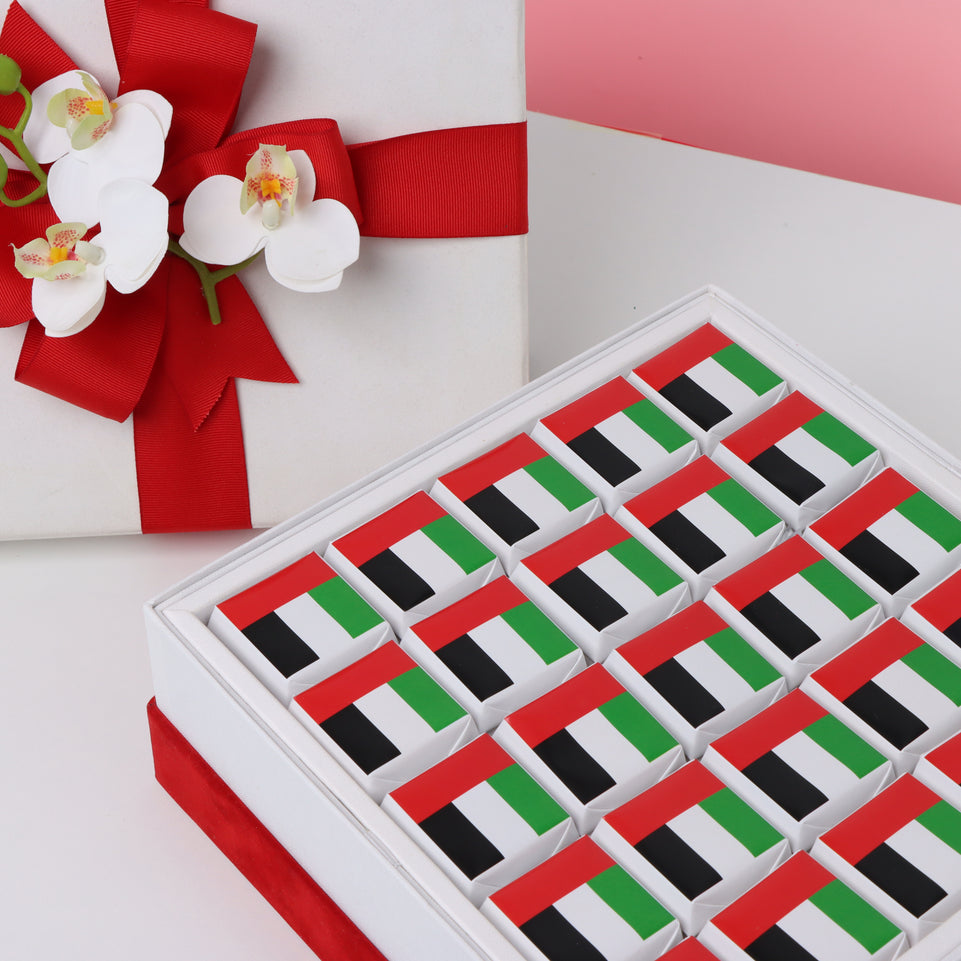 National day chocolate velvet hard box