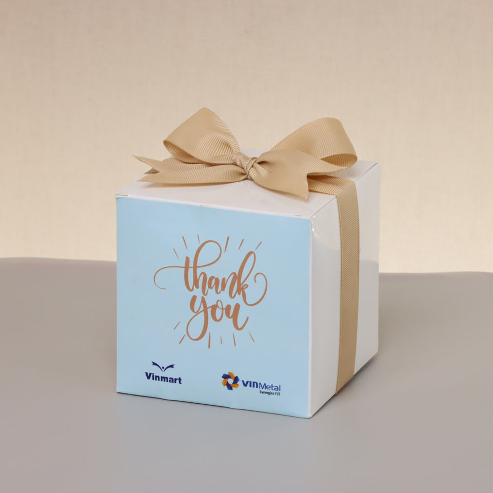 Set of 20 Corporate customized premium chocolate soft cube box giveaway