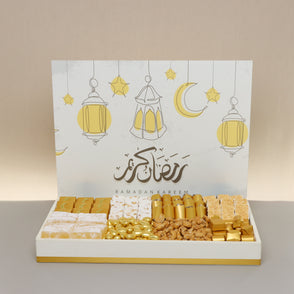 Ramadan Kareem lantern designed choco...