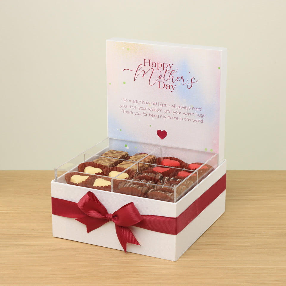 Mother's day designed premium chocolate small hamper