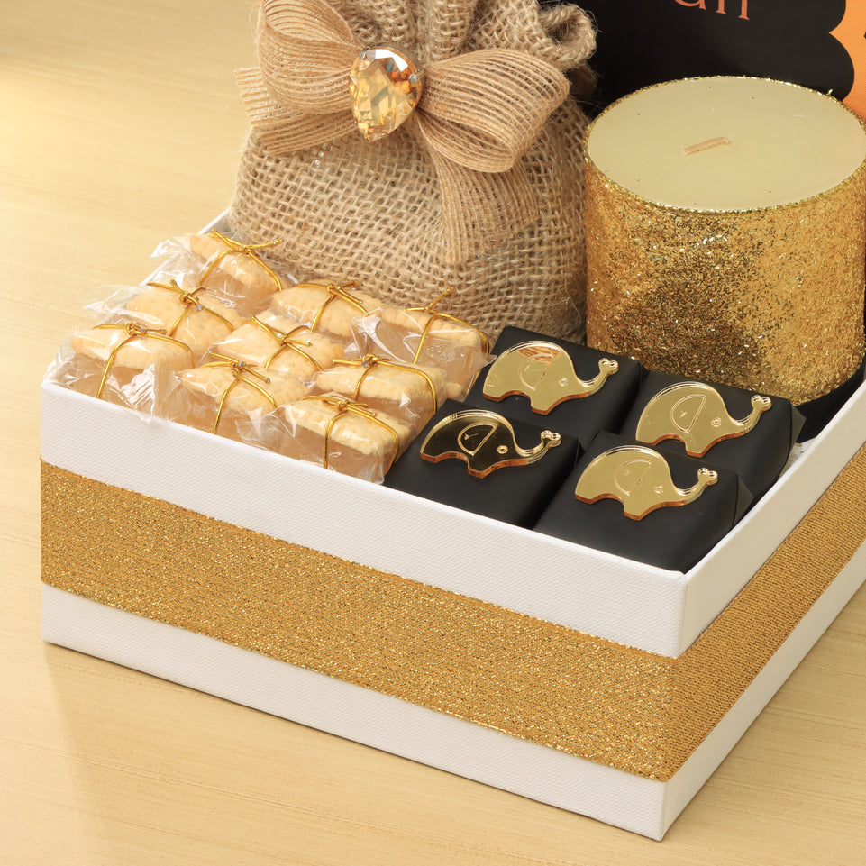 Diwali premium chocolate & sweets medium hamper