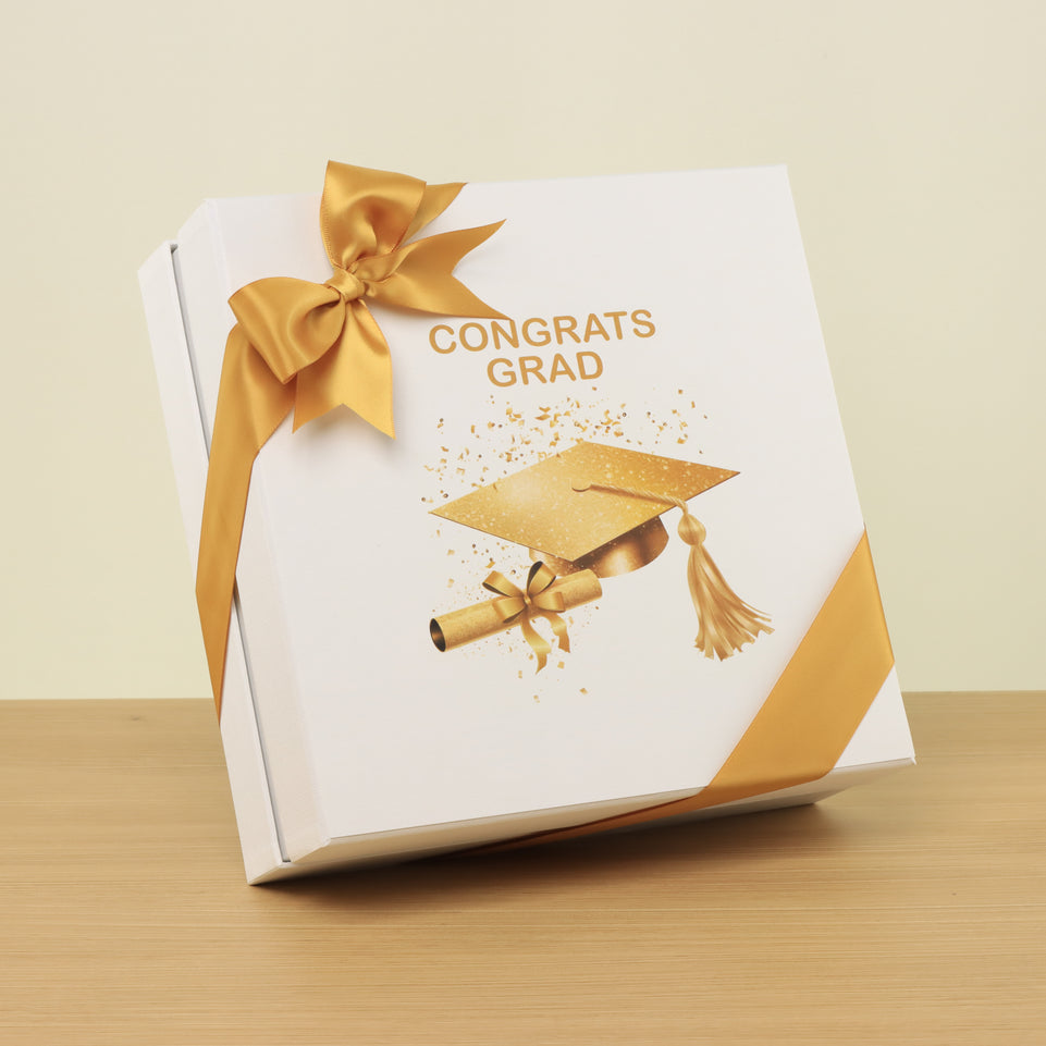 Graduation designed premium chocolate 2-layer hard box