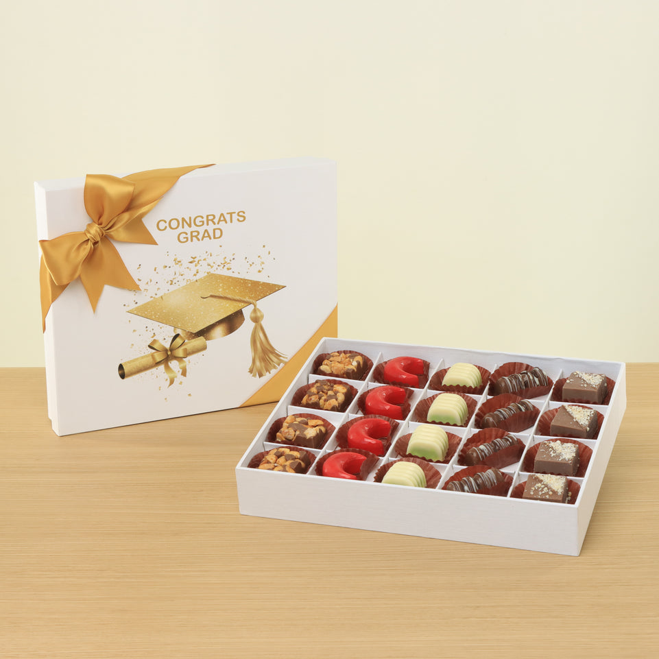Graduation designed premium chocolate 20P hard box