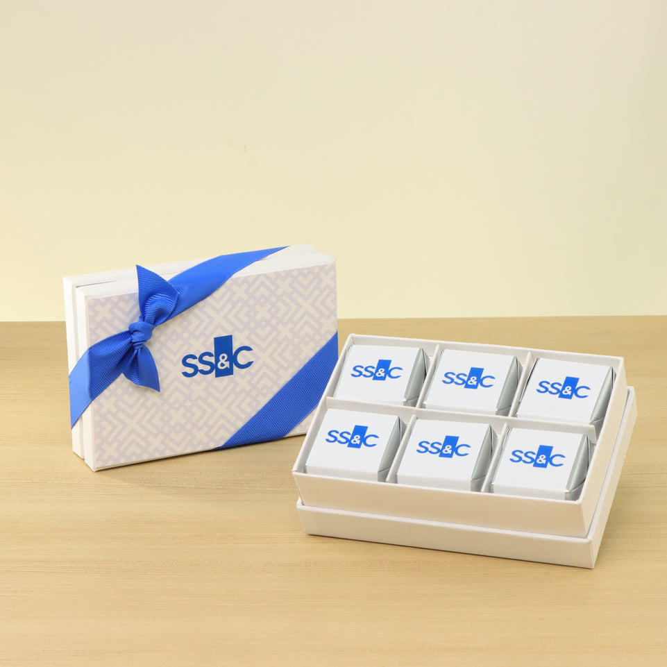 Set of 20 Corporate customized premium chocolate 6P hard box