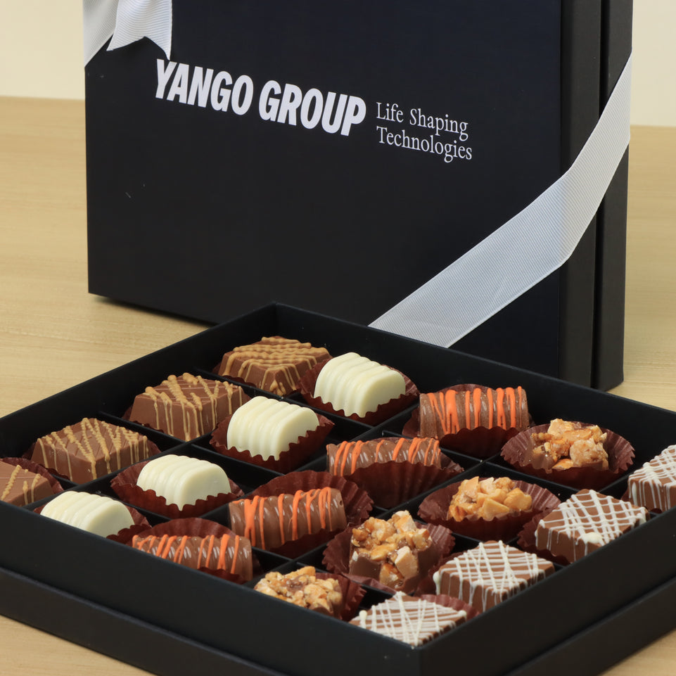 Set of 3 Corporate customized premium chocolate 20P hard box