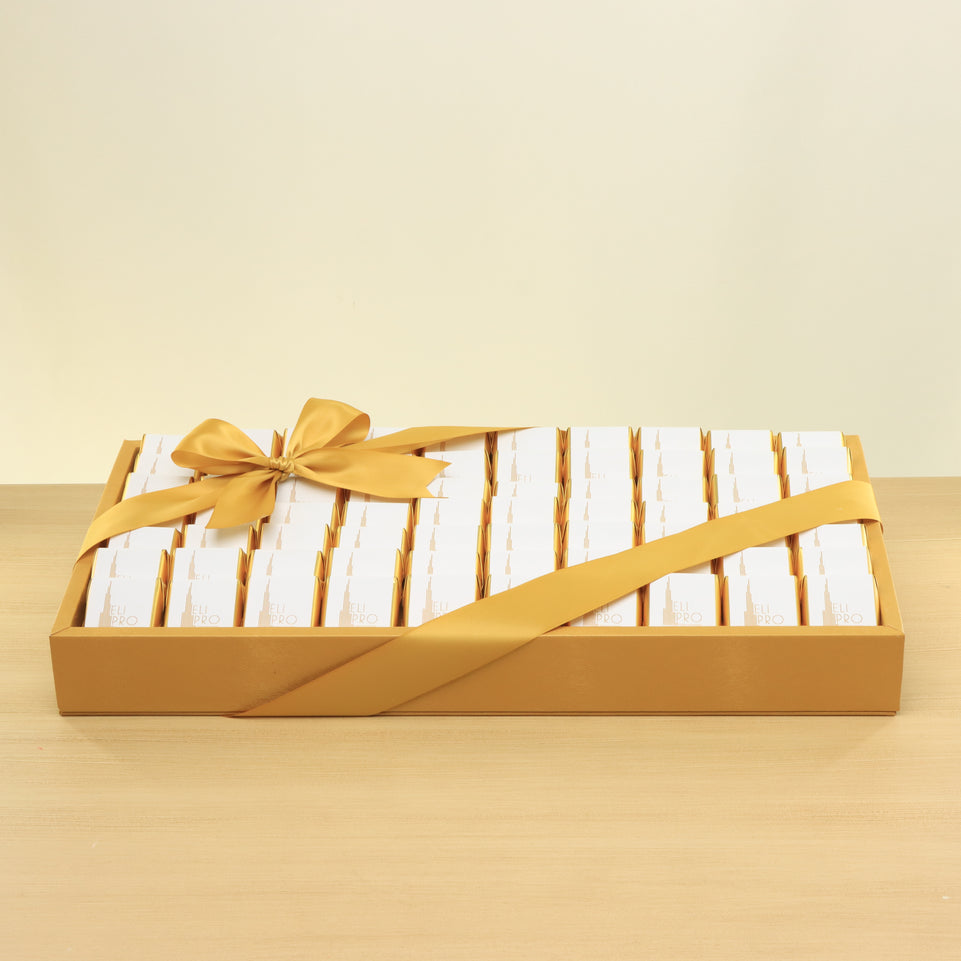 Corporate customized premium chocolate medium leather tray