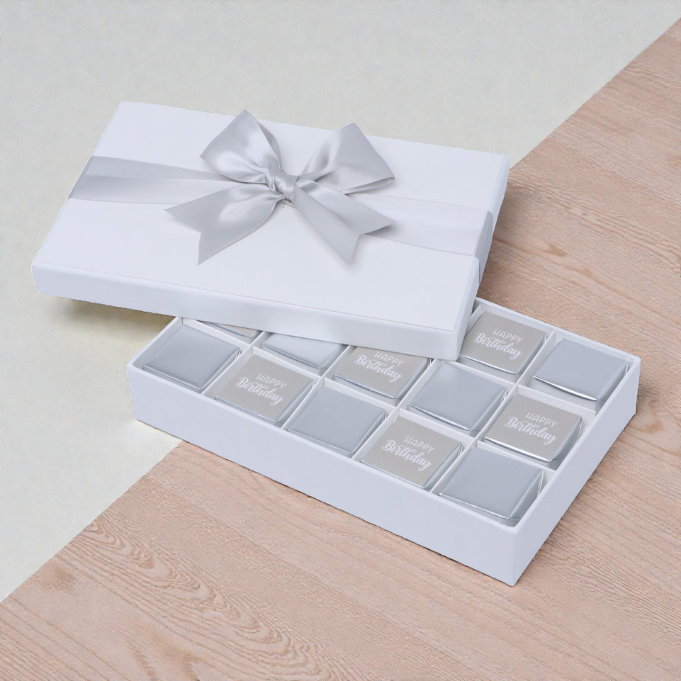 "Happy birthday" classic 15P premium chocolate hard box