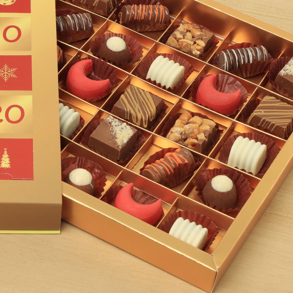 Season's Greeting premium chocolate printed calendar box