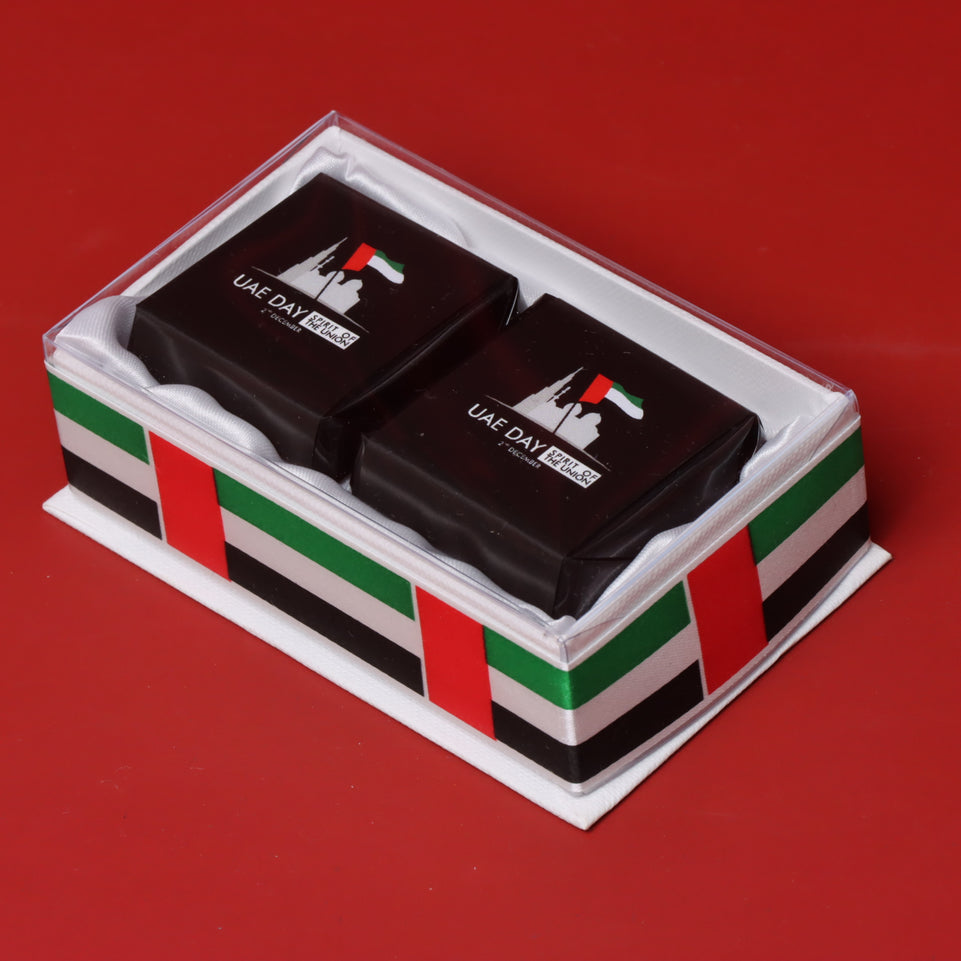 Set of 20 National day designed premium chocolate view top box
