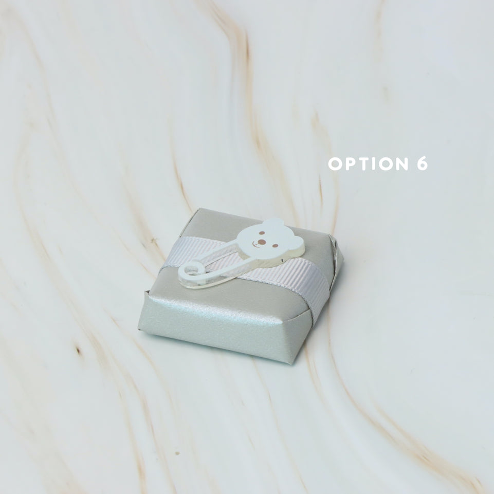 Baby teddy acrylic decorated premium chocolate