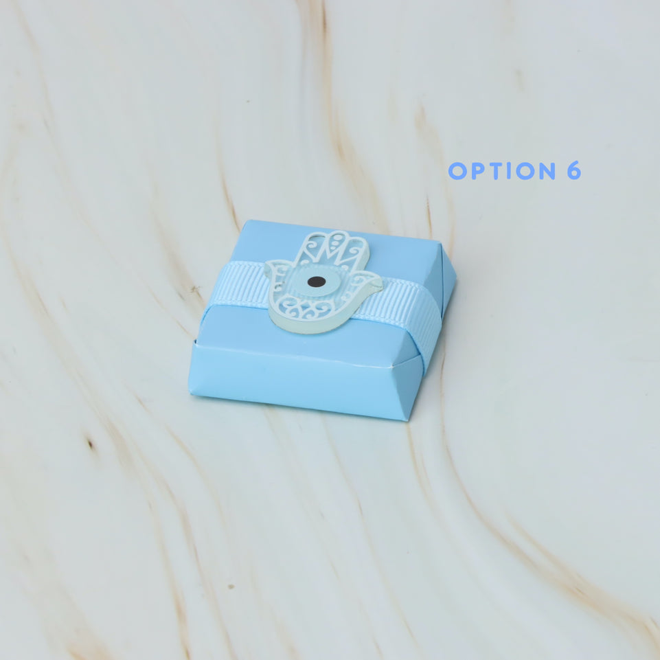 Palm acrylic decorated premium chocolate