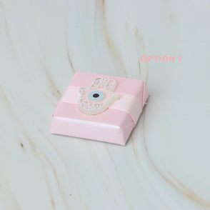 Palm acrylic decorated premium chocolate