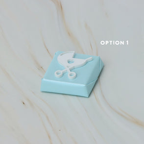 Baby acrylic stroller decorated premi...