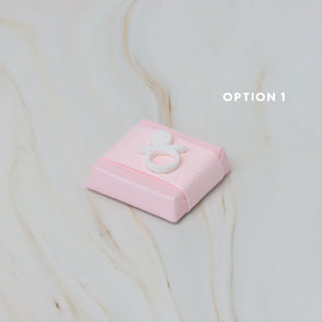 Baby bottle acrylic decorated premium...