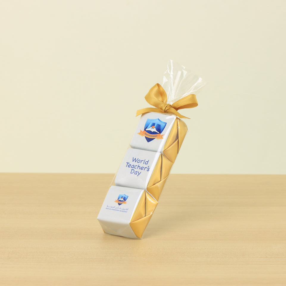 Set of 20 Corporate customized branded chocolate giveaway