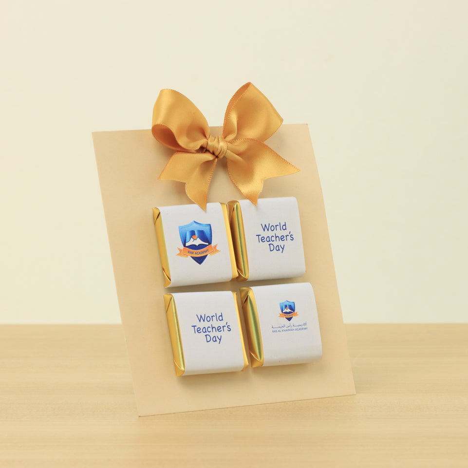Set of 20 Corporate customized premium chocolate card