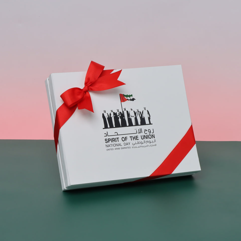 Spirit of the union national day designed 20 piece premium chocolate hard box