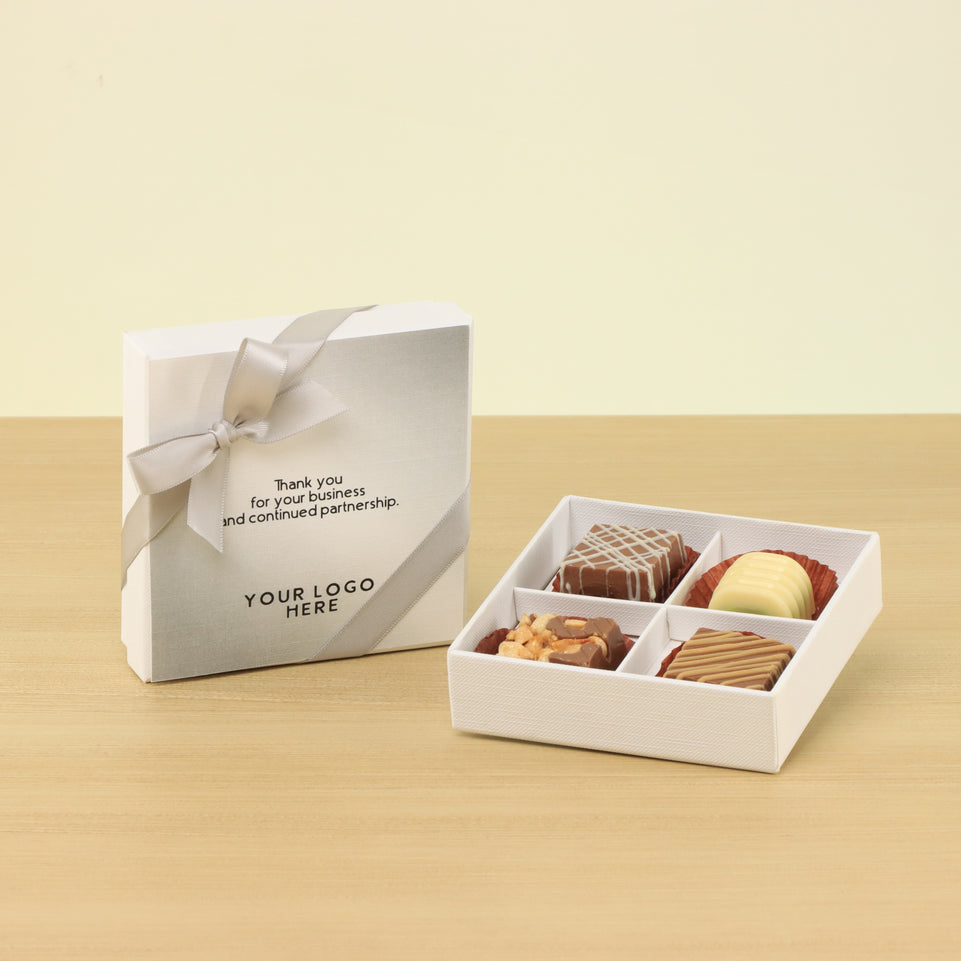 Set of 15 Corporate customized premium chocolate 4P hard box