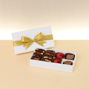Set of 6 Premium chocolate & dates 8-...