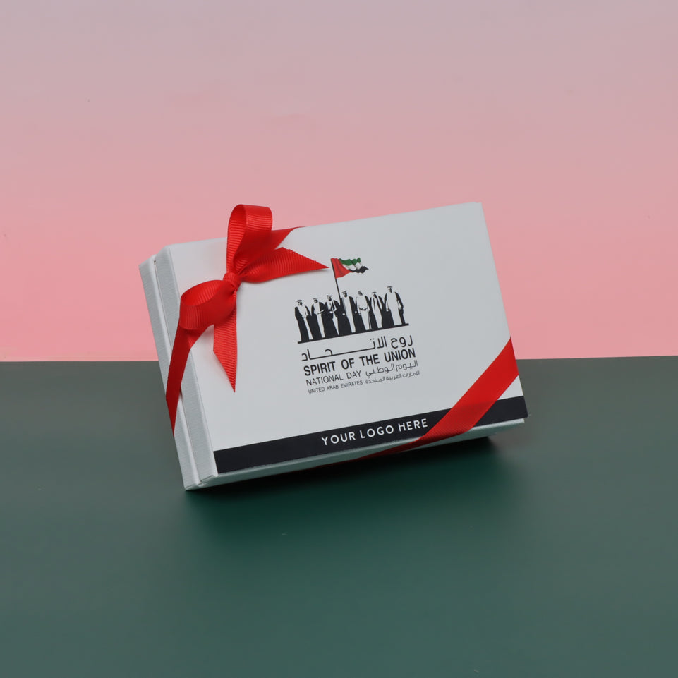 Set of 8 Spirit of the union national day with flag designed premium chocolate 6 piece hard box