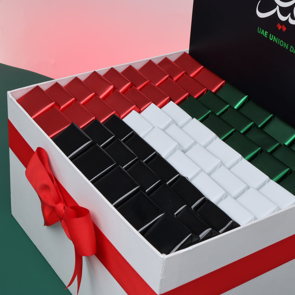 Arabic calligraphy national day designed premium chocolate extra large hamper