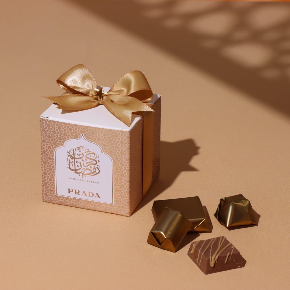 Corporate Ramadan designed branded chocolate soft box