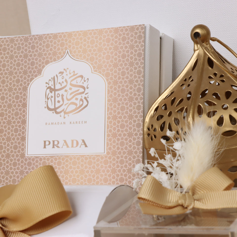 Corporate Ramadan designed branded chocolate & sweets medium hamper