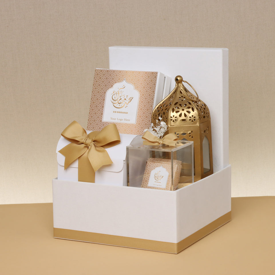 Corporate eid mubarak designed chocolate & sweets medium hamper