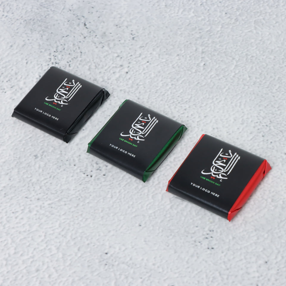 Corporate arabic calligraphy national day designed thin loose premium chocolate