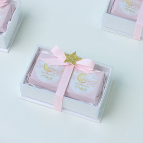 Set of 20 Baby personalized chocolate...