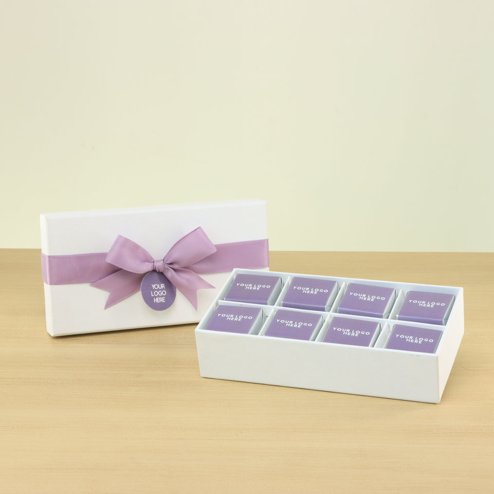 Set of 6 Corporate customized premium chocolate 8P hard box