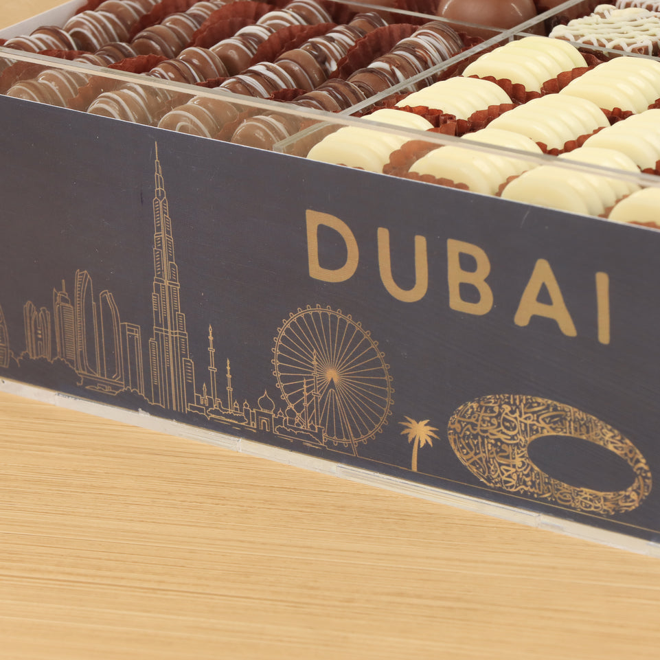 DUBAI design premium chocolate gift acrylic box
