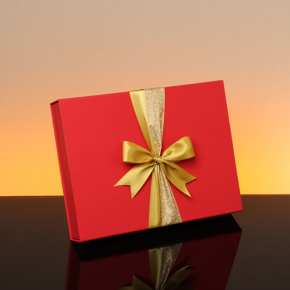 Luxury mixed stuffed dates red magnetic hard box