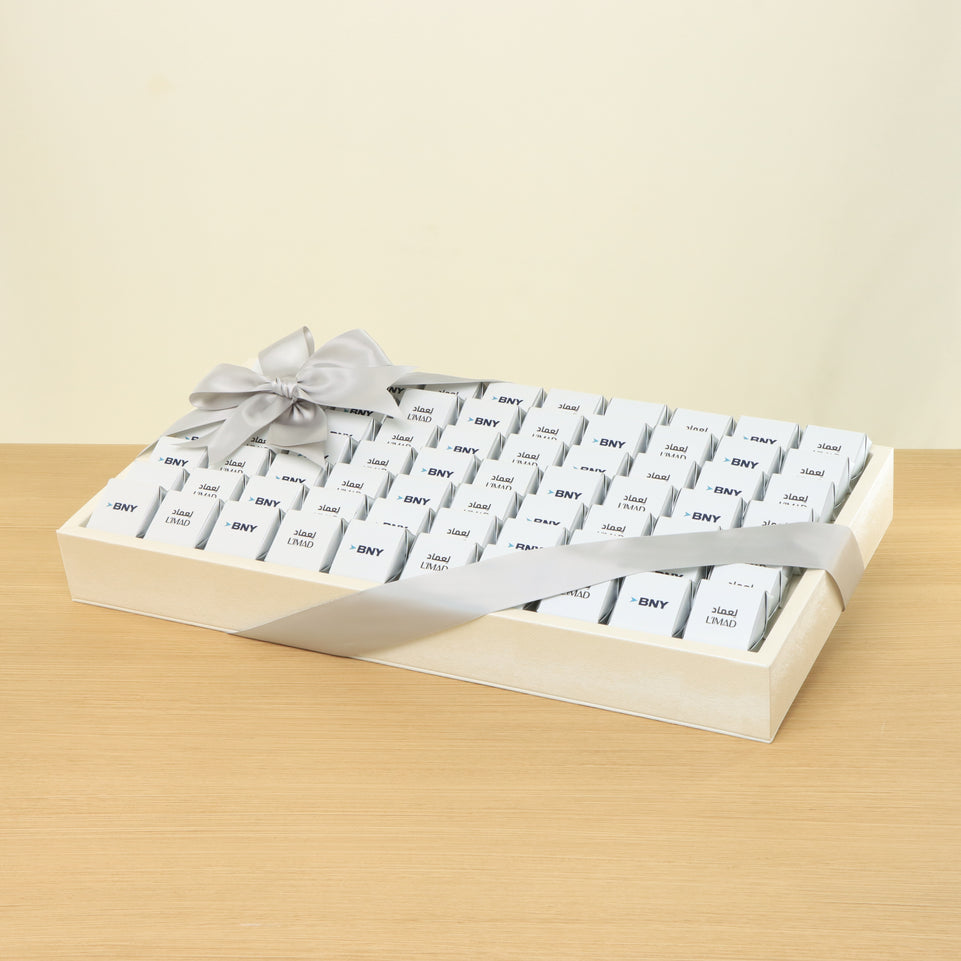Corporate customized premium chocolate medium leather tray