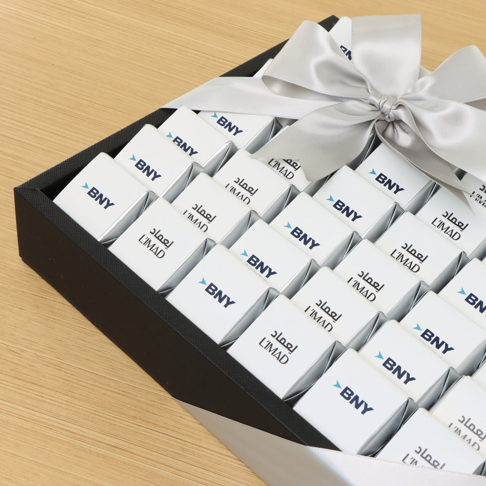 Corporate customized premium chocolate medium leather tray