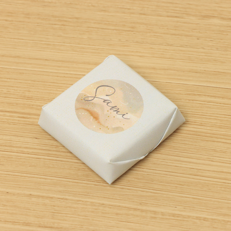 Baby boy personalized moon designed premium loose chocolate
