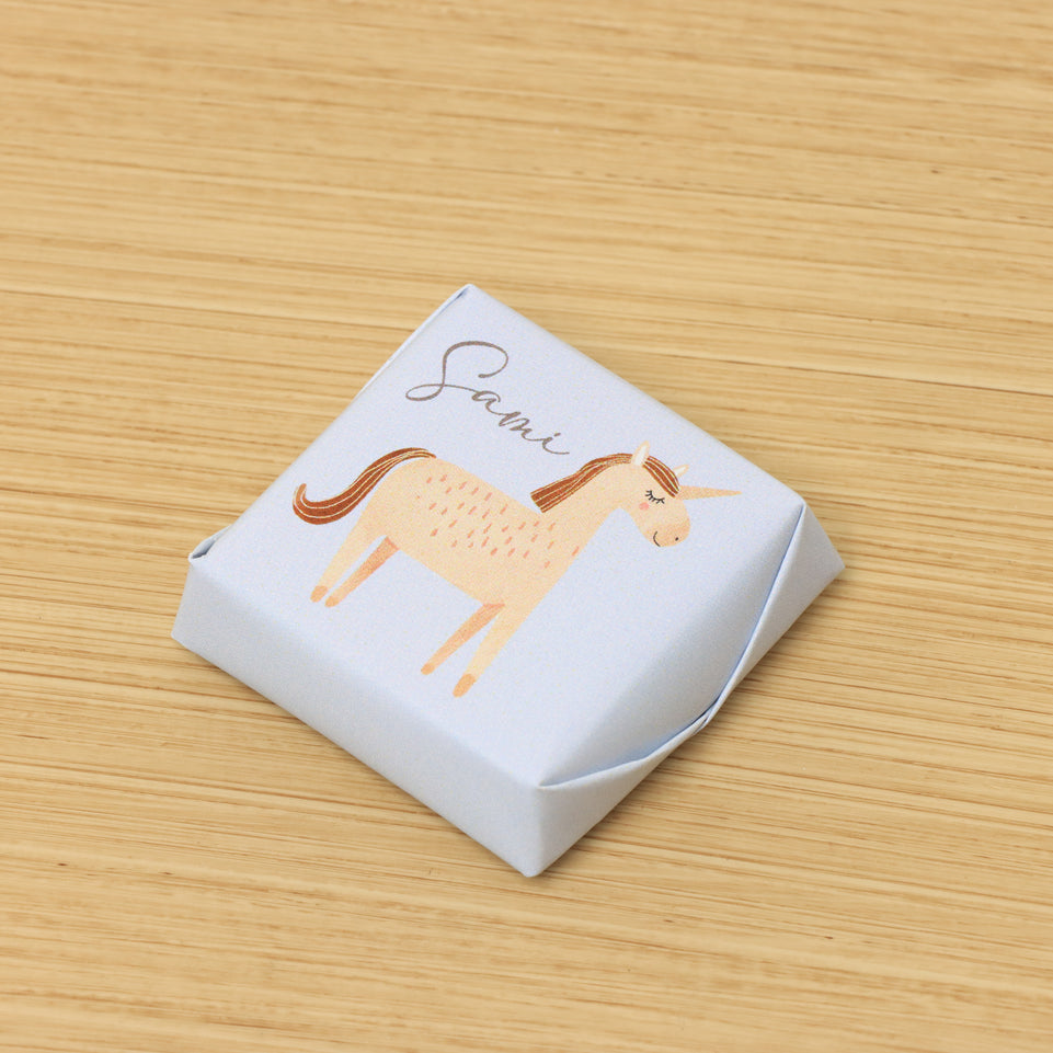 Baby boy personalized horse designed premium loose chocolate