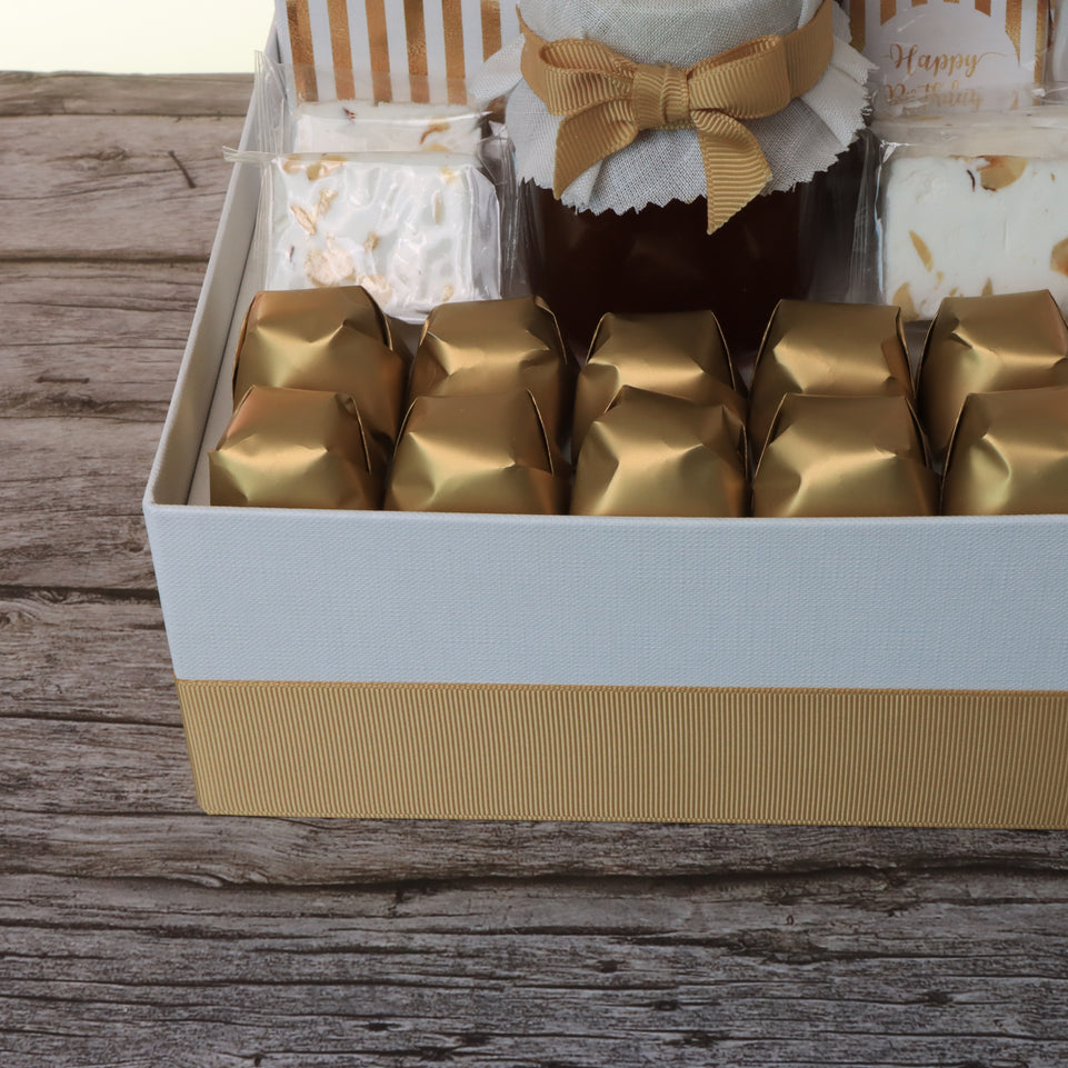 Happy birthday designed premium chocolate & sweets hamper