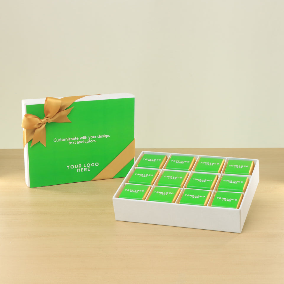 Set of 5 Corporate customized premium chocolate 12P hard box