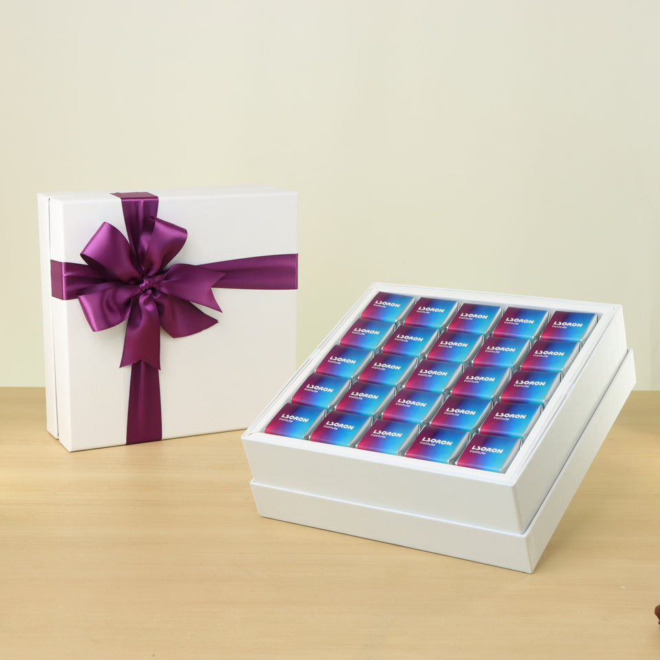 Set of 2 Corporate customized premium chocolate hard box