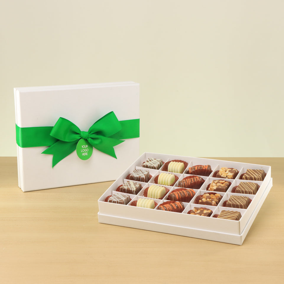 Set of 3 corporate customized premium chocolate 20P hard box
