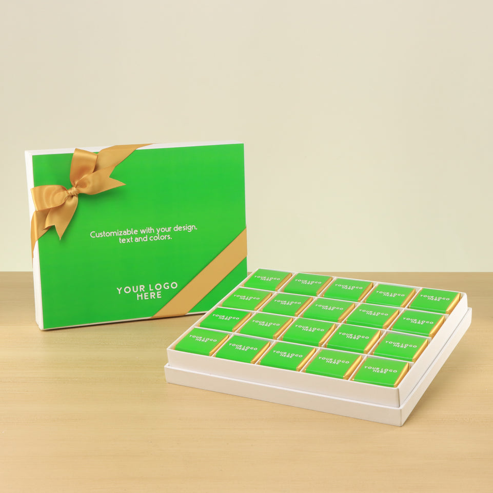 Set of 3 corporate customized premium chocolate 20P hard box
