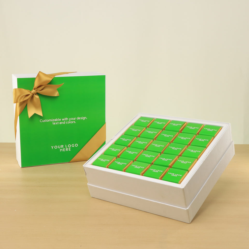 Set of 2 corporate customized premium chocolate hard box