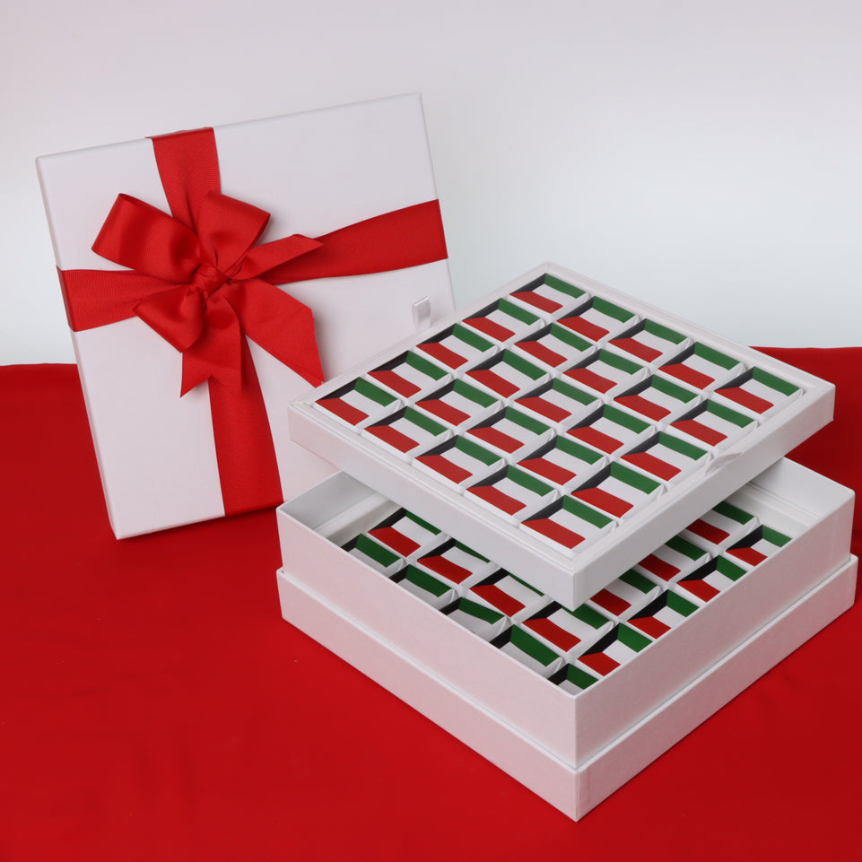 National day flag designed premium chocolate 2-layer hard box